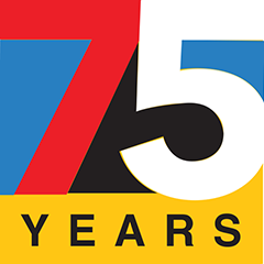 SK Arts 75th Anniversary logo