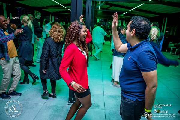 SKArts - Flany Ba dances with her students.