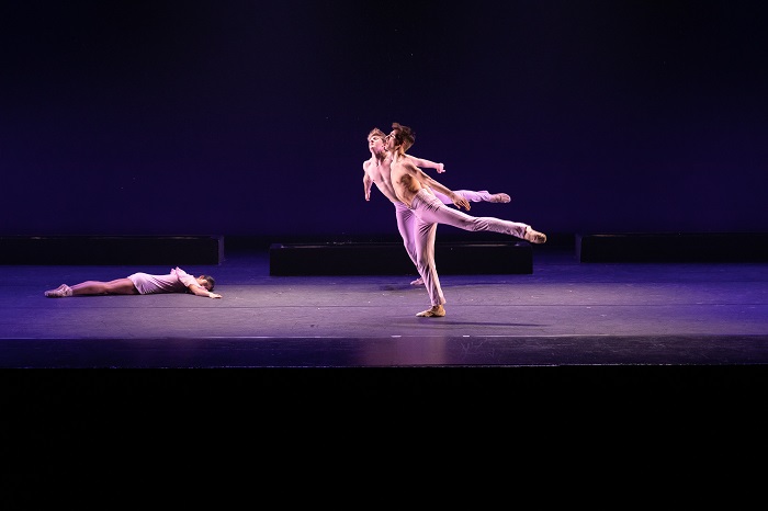SKArts - Mayson Sonntag (centre) dances in "Petals of the Iris" with classmates at Ithaca College..