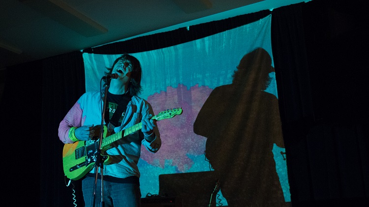 SKArts -  Lévi Soulodre performs at The Pxrtals' Un Jour album release in 2018.