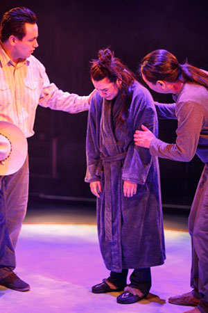 Colin Dingwall, Dakota Hebert and Curtis Peeteetuce in Salt Baby