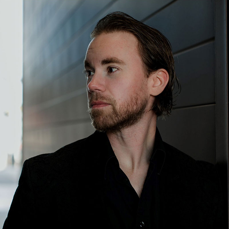 Adam Pottle - Portrait of a man's profile